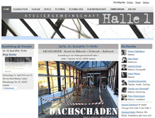 Tablet Screenshot of halle-1.org